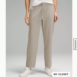 Lululemon tapered-leg mid-rise 7/8 pant *luxtreme